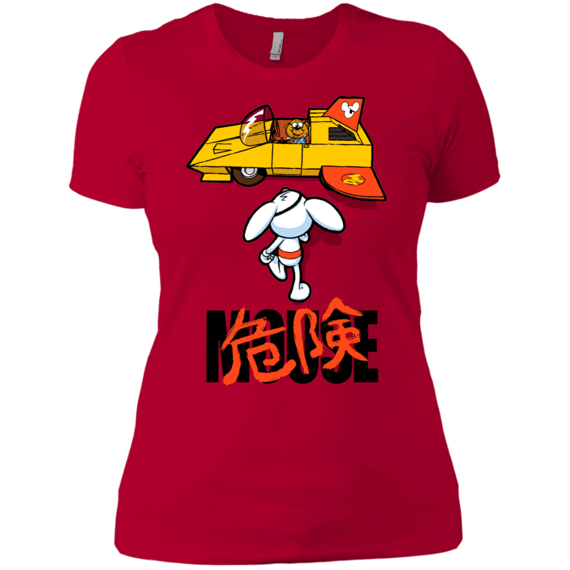 T-Shirts Red / X-Small Danger Akira Mouse Women's Premium T-Shirt