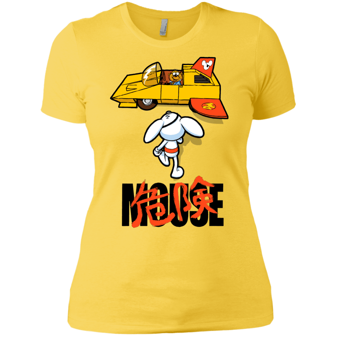 T-Shirts Vibrant Yellow / X-Small Danger Akira Mouse Women's Premium T-Shirt