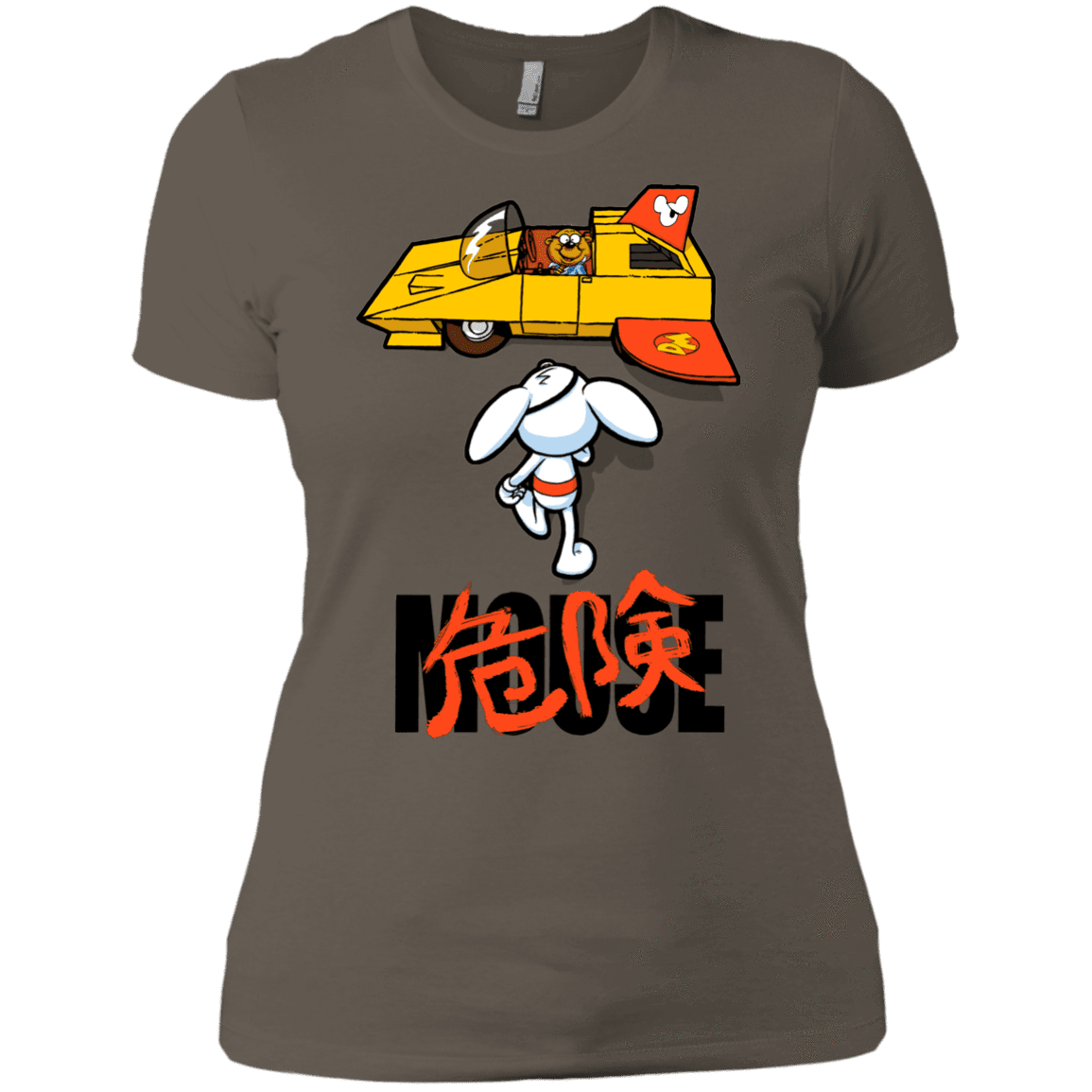 T-Shirts Warm Grey / X-Small Danger Akira Mouse Women's Premium T-Shirt