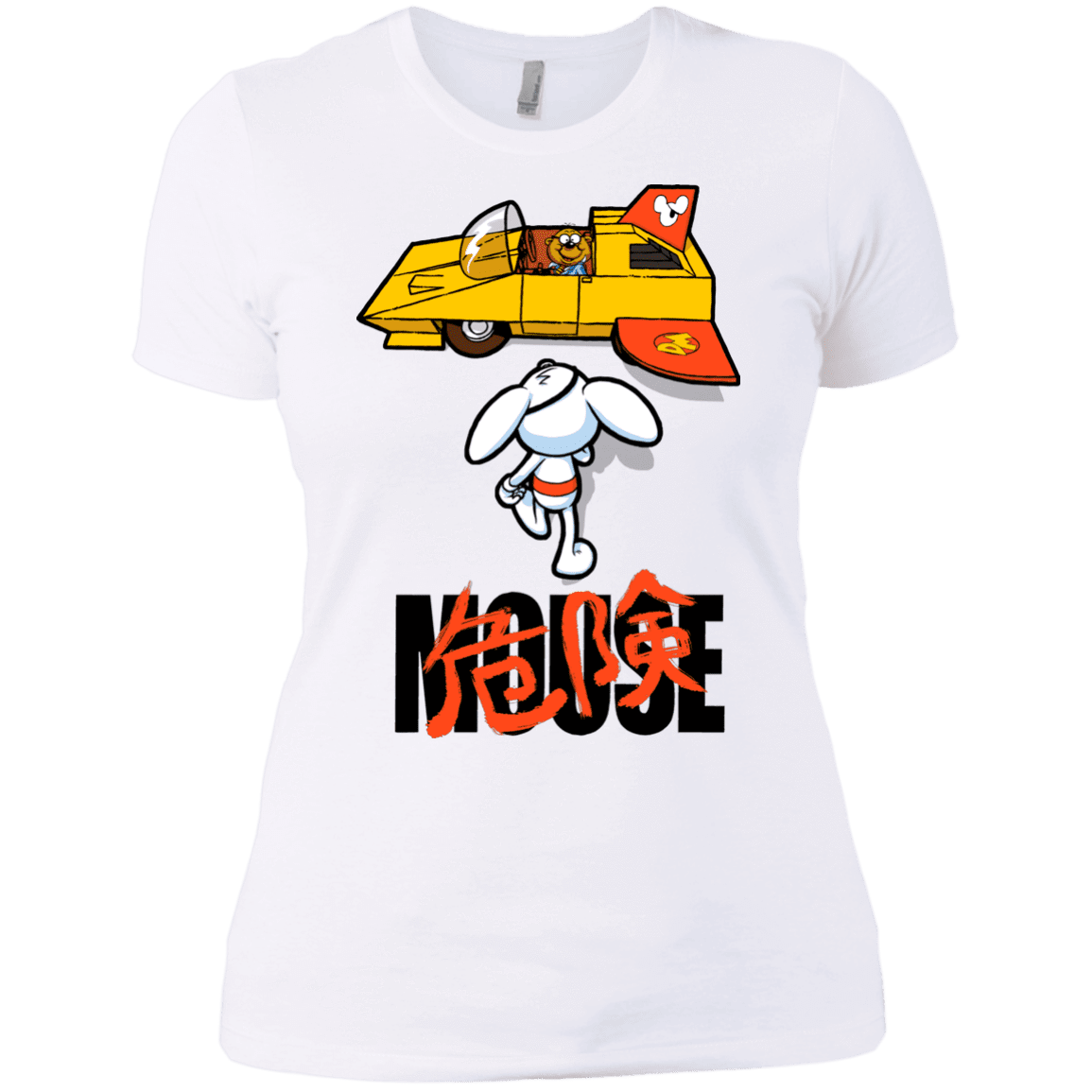 T-Shirts White / X-Small Danger Akira Mouse Women's Premium T-Shirt