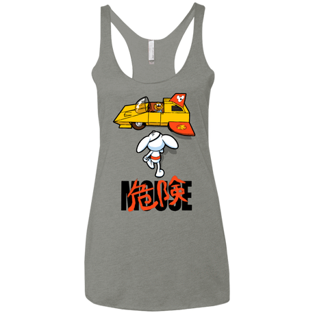 T-Shirts Venetian Grey / X-Small Danger Akira Mouse Women's Triblend Racerback Tank