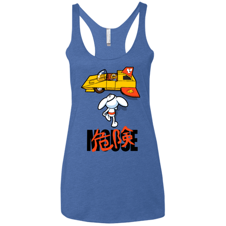 T-Shirts Vintage Royal / X-Small Danger Akira Mouse Women's Triblend Racerback Tank