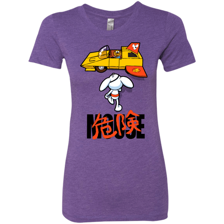 T-Shirts Purple Rush / Small Danger Akira Mouse Women's Triblend T-Shirt