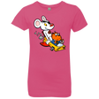 T-Shirts Hot Pink / YXS Danger Mouse Girls Premium T-Shirt
