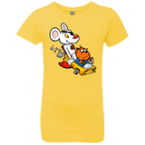 T-Shirts Vibrant Yellow / YXS Danger Mouse Girls Premium T-Shirt