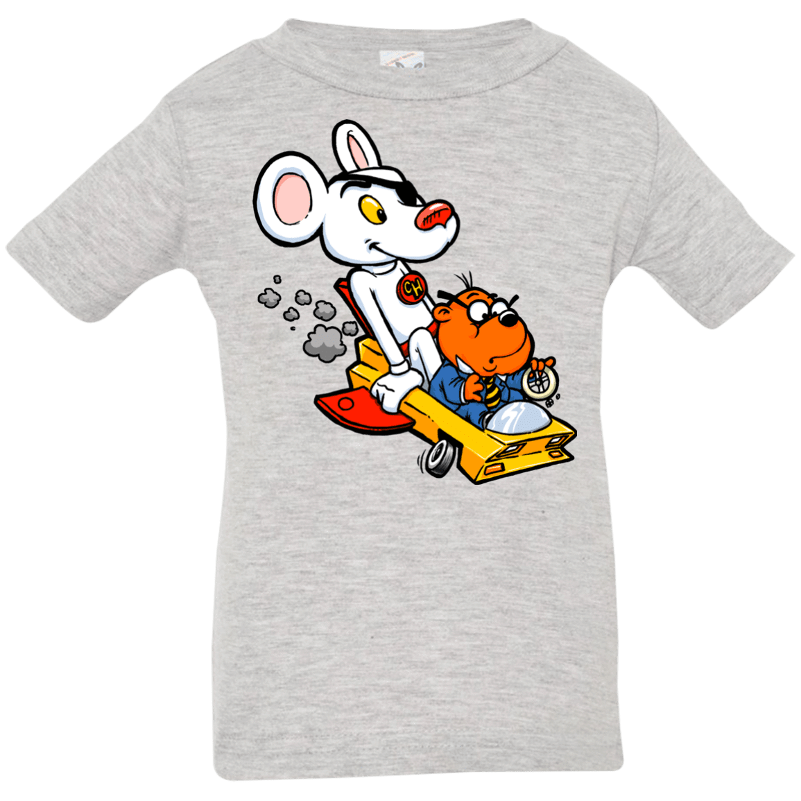 T-Shirts Heather / 6 Months Danger Mouse Infant Premium T-Shirt