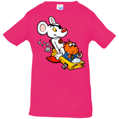 T-Shirts Hot Pink / 6 Months Danger Mouse Infant Premium T-Shirt