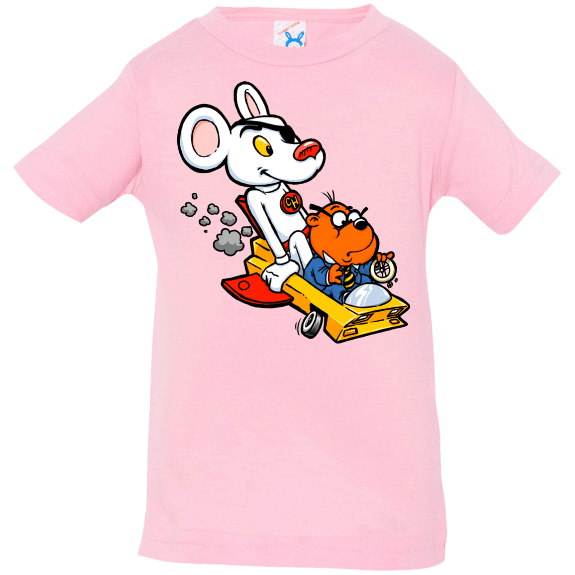 T-Shirts Pink / 6 Months Danger Mouse Infant Premium T-Shirt