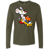 T-Shirts Military Green / Small Danger Mouse Men's Premium Long Sleeve