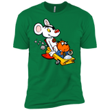 T-Shirts Kelly Green / X-Small Danger Mouse Men's Premium T-Shirt