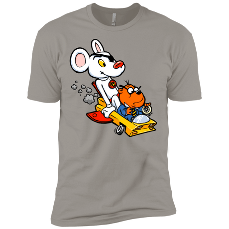 T-Shirts Light Grey / X-Small Danger Mouse Men's Premium T-Shirt