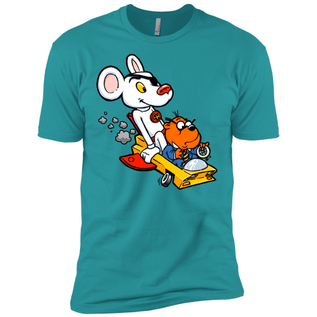 T-Shirts Tahiti Blue / X-Small Danger Mouse Men's Premium T-Shirt