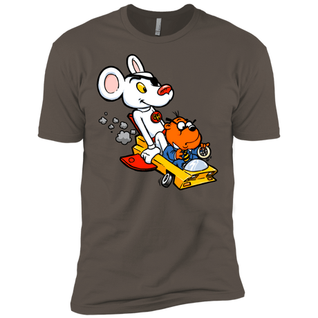 T-Shirts Warm Grey / X-Small Danger Mouse Men's Premium T-Shirt