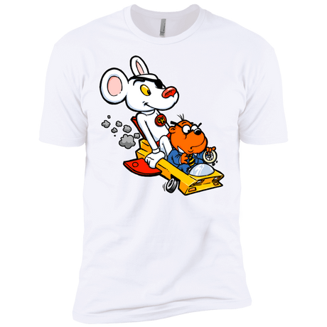 T-Shirts White / X-Small Danger Mouse Men's Premium T-Shirt