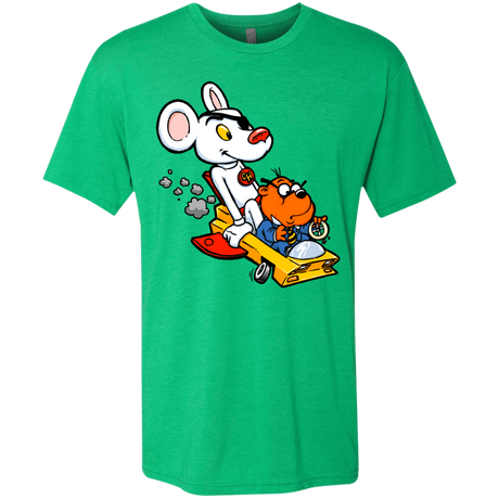 T-Shirts Envy / Small Danger Mouse Men's Triblend T-Shirt