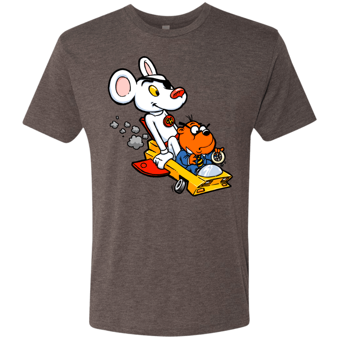 T-Shirts Macchiato / Small Danger Mouse Men's Triblend T-Shirt