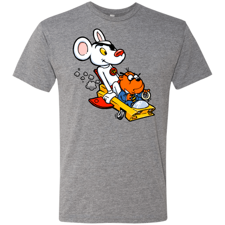 T-Shirts Premium Heather / Small Danger Mouse Men's Triblend T-Shirt