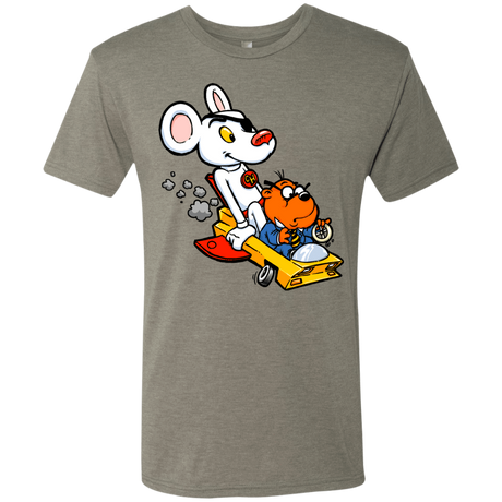 T-Shirts Venetian Grey / Small Danger Mouse Men's Triblend T-Shirt