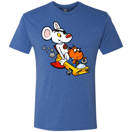 T-Shirts Vintage Royal / Small Danger Mouse Men's Triblend T-Shirt