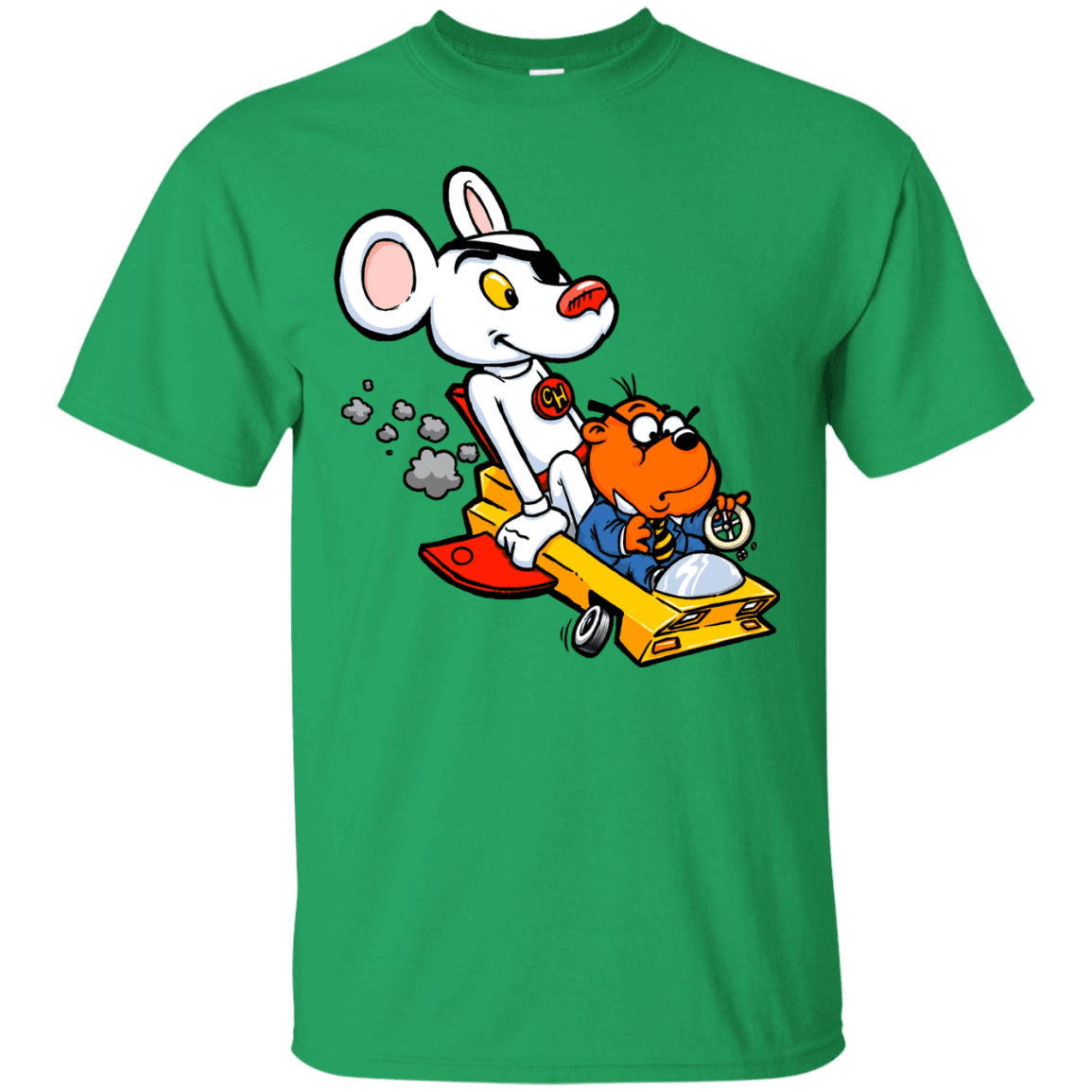T-Shirts Irish Green / Small Danger Mouse T-Shirt