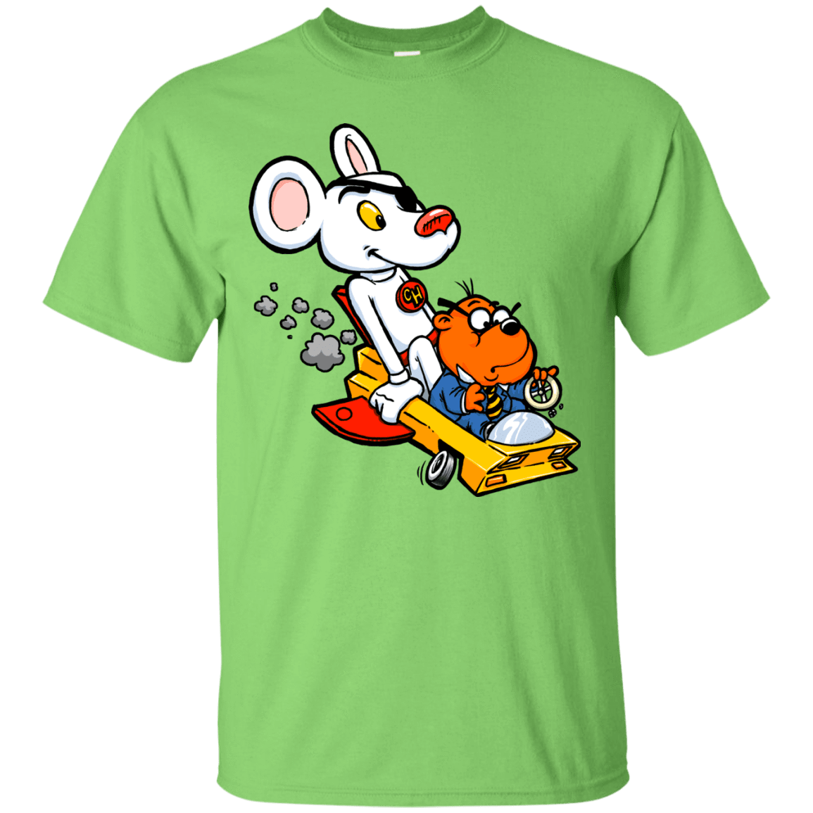 T-Shirts Lime / Small Danger Mouse T-Shirt