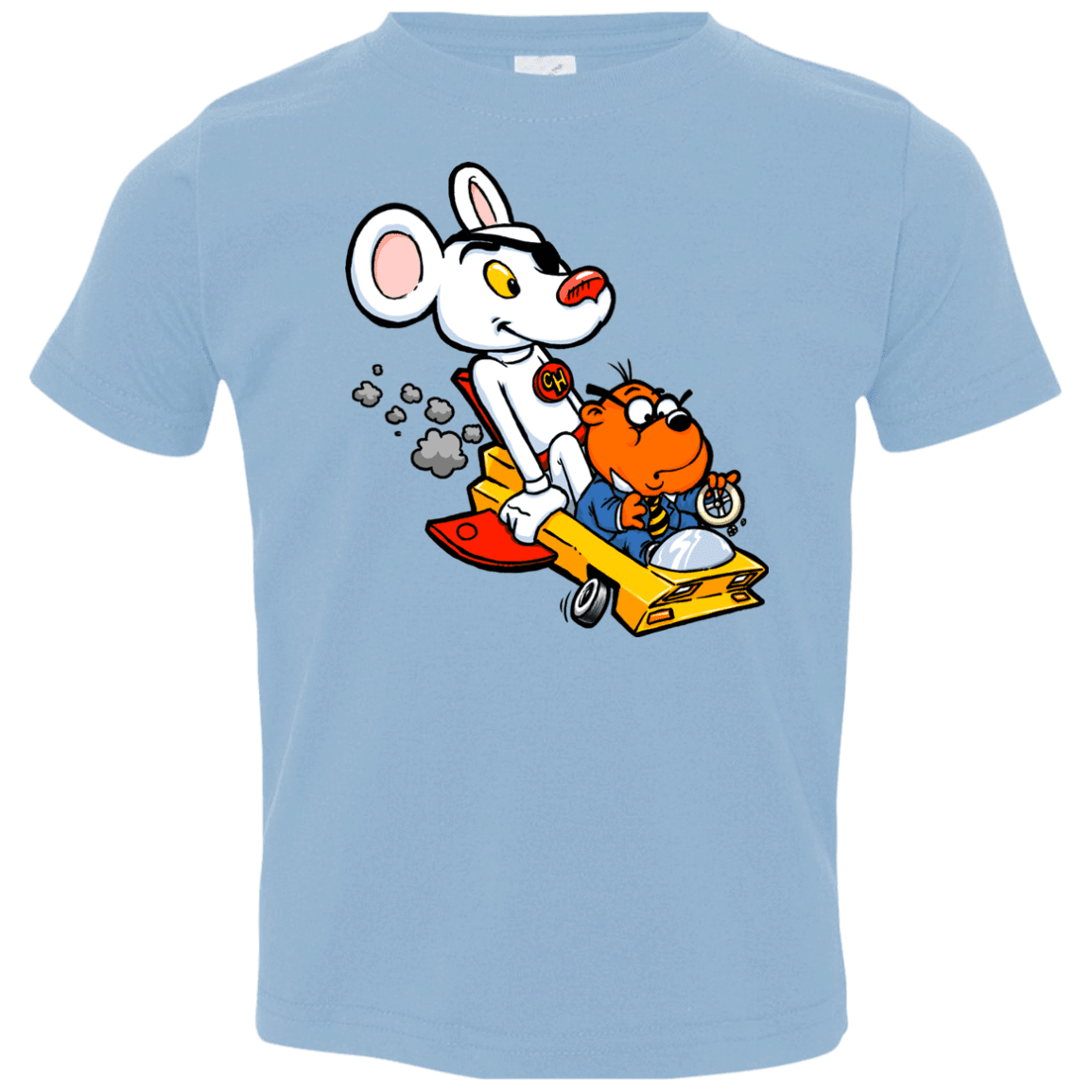 T-Shirts Light Blue / 2T Danger Mouse Toddler Premium T-Shirt