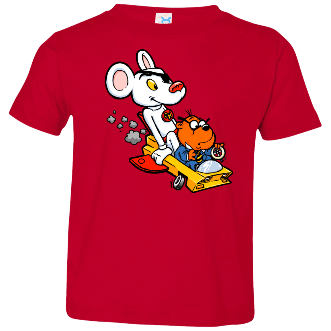 T-Shirts Red / 2T Danger Mouse Toddler Premium T-Shirt