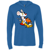 T-Shirts Vintage Royal / X-Small Danger Mouse Triblend Long Sleeve Hoodie Tee