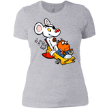 T-Shirts Heather Grey / X-Small Danger Mouse Women's Premium T-Shirt