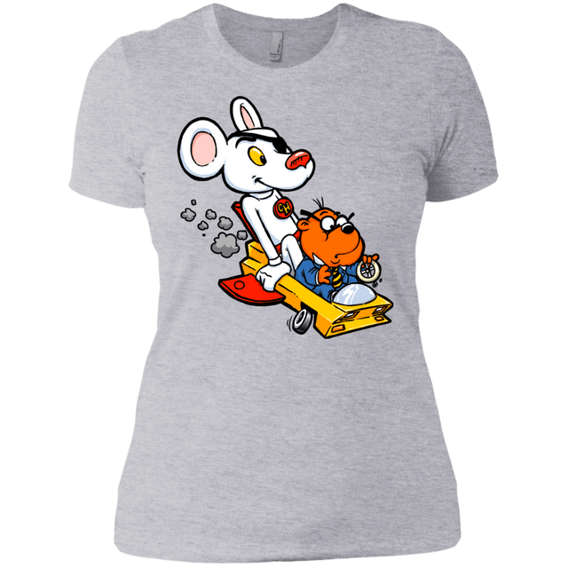 T-Shirts Heather Grey / X-Small Danger Mouse Women's Premium T-Shirt