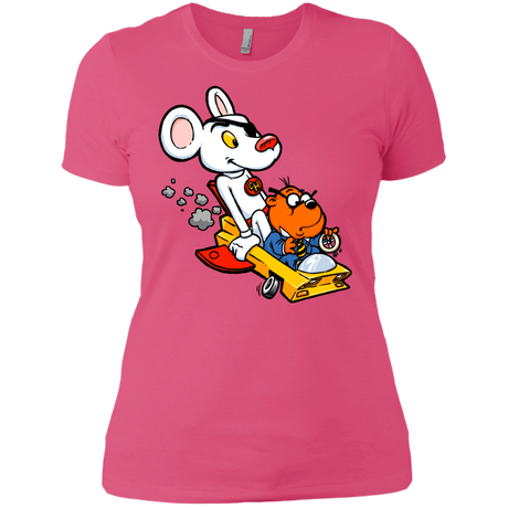 T-Shirts Hot Pink / X-Small Danger Mouse Women's Premium T-Shirt