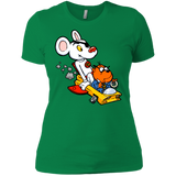 T-Shirts Kelly Green / X-Small Danger Mouse Women's Premium T-Shirt