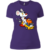 T-Shirts Purple / X-Small Danger Mouse Women's Premium T-Shirt