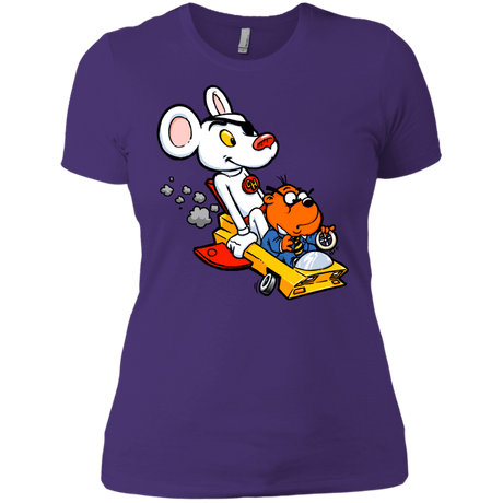 T-Shirts Purple / X-Small Danger Mouse Women's Premium T-Shirt