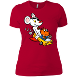 T-Shirts Red / X-Small Danger Mouse Women's Premium T-Shirt