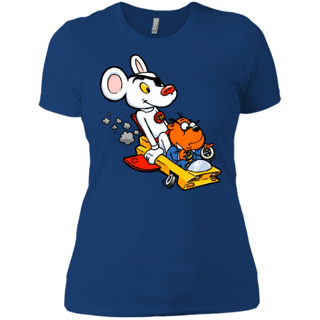 T-Shirts Royal / X-Small Danger Mouse Women's Premium T-Shirt