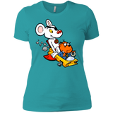 T-Shirts Tahiti Blue / X-Small Danger Mouse Women's Premium T-Shirt