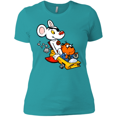 T-Shirts Tahiti Blue / X-Small Danger Mouse Women's Premium T-Shirt