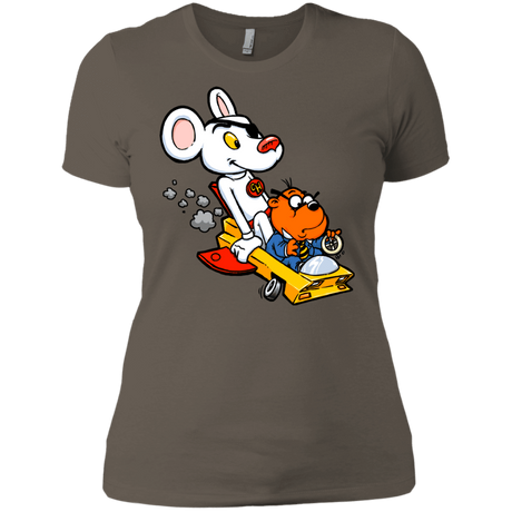 T-Shirts Warm Grey / X-Small Danger Mouse Women's Premium T-Shirt