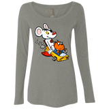 T-Shirts Venetian Grey / Small Danger Mouse Women's Triblend Long Sleeve Shirt