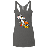 T-Shirts Premium Heather / X-Small Danger Mouse Women's Triblend Racerback Tank