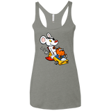 T-Shirts Venetian Grey / X-Small Danger Mouse Women's Triblend Racerback Tank