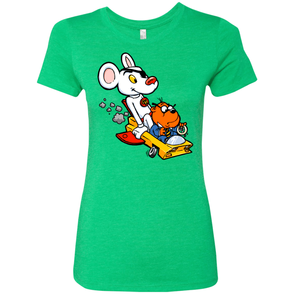 T-Shirts Envy / Small Danger Mouse Women's Triblend T-Shirt