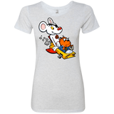 T-Shirts Heather White / Small Danger Mouse Women's Triblend T-Shirt