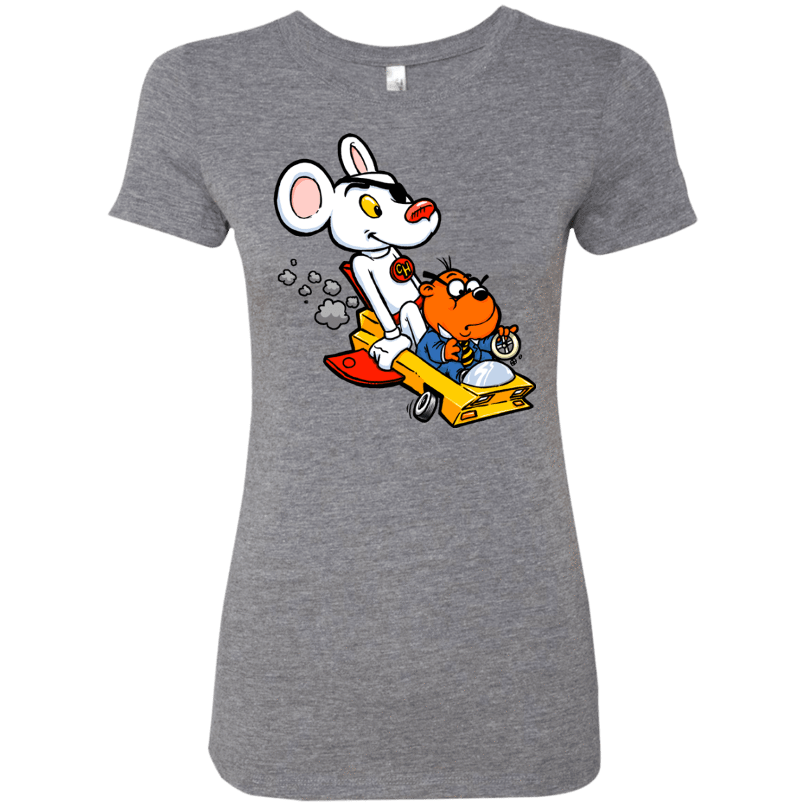 T-Shirts Premium Heather / Small Danger Mouse Women's Triblend T-Shirt