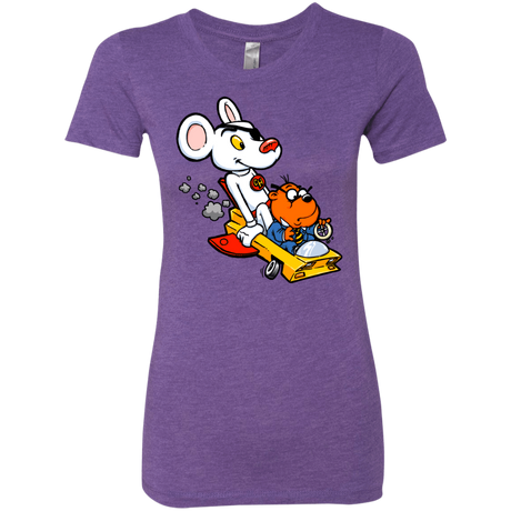 T-Shirts Purple Rush / Small Danger Mouse Women's Triblend T-Shirt