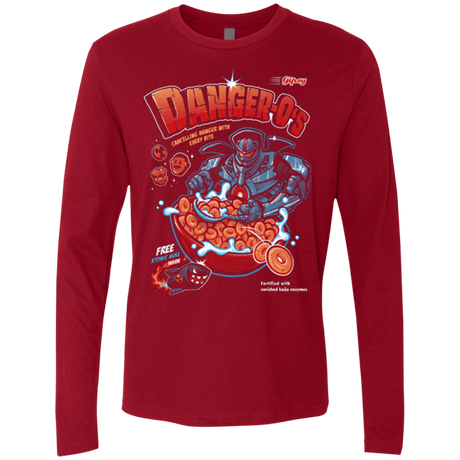 T-Shirts Cardinal / Small Danger O's Men's Premium Long Sleeve