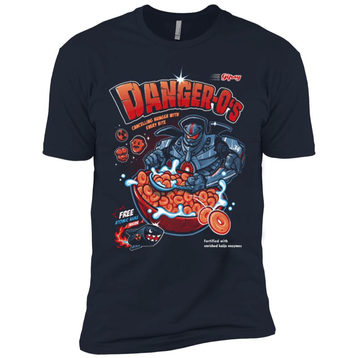 T-Shirts Midnight Navy / X-Small Danger O's Men's Premium T-Shirt