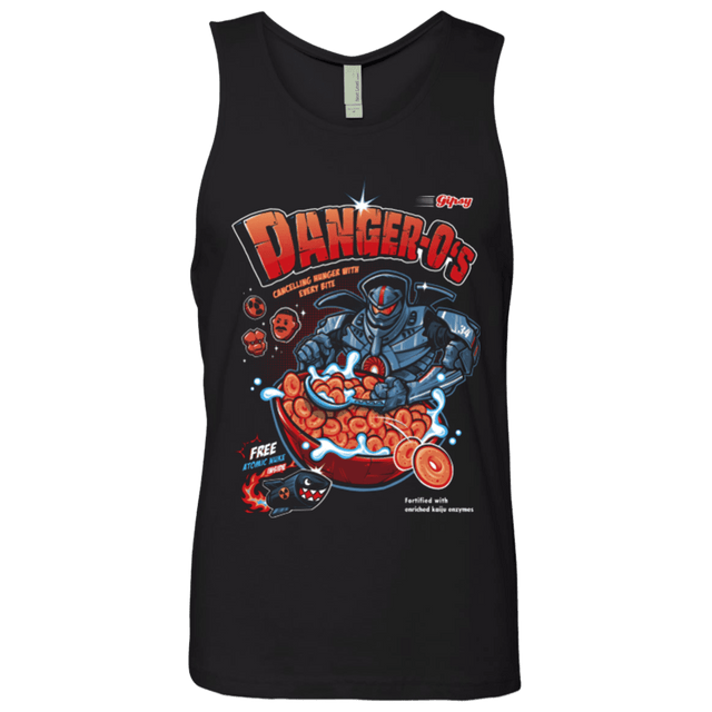 T-Shirts Black / Small Danger O's Men's Premium Tank Top