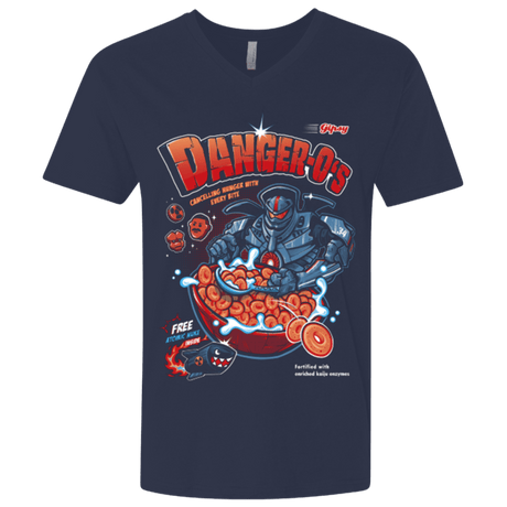 T-Shirts Midnight Navy / X-Small Danger O's Men's Premium V-Neck